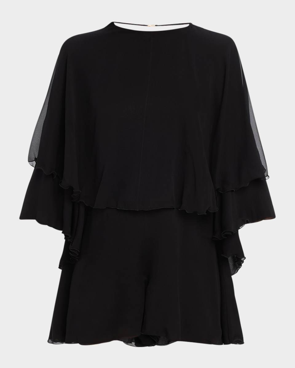 Silk Cape Romper